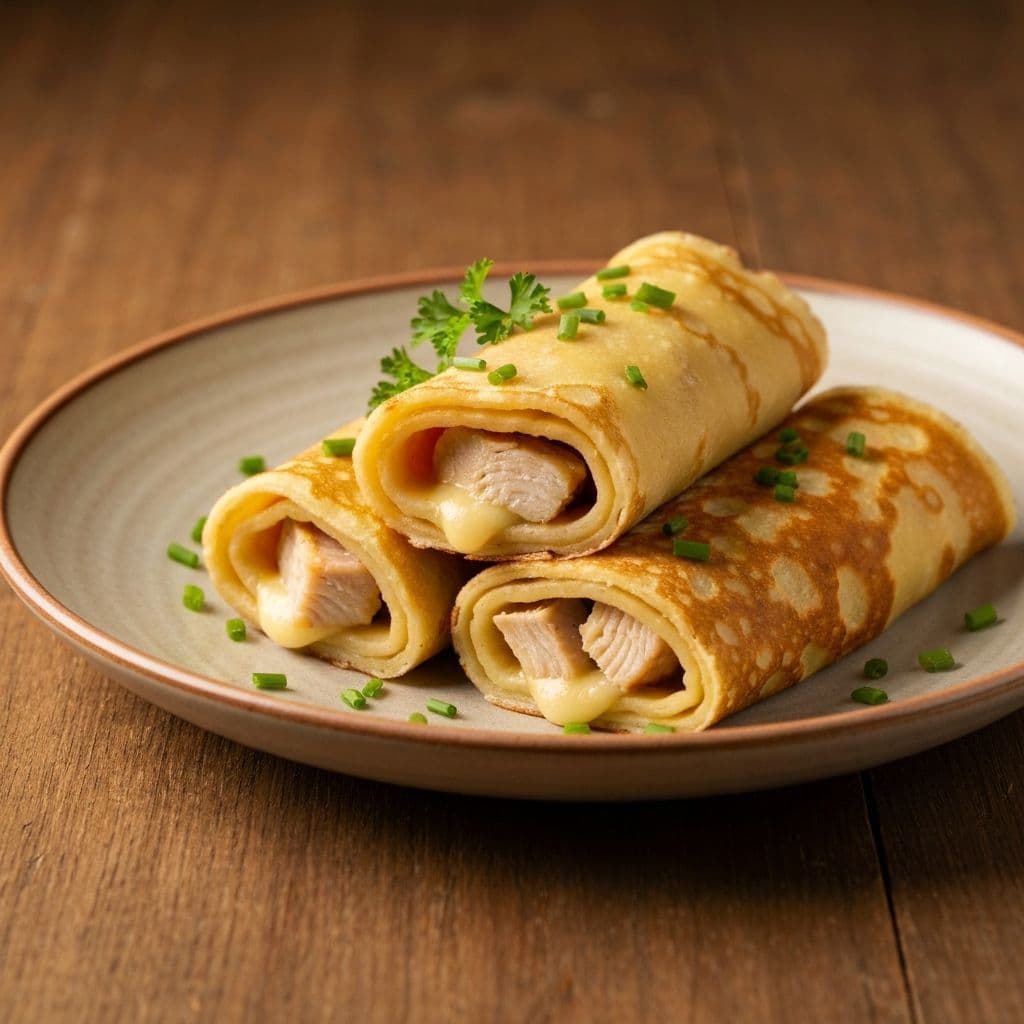 С курицей и сыром